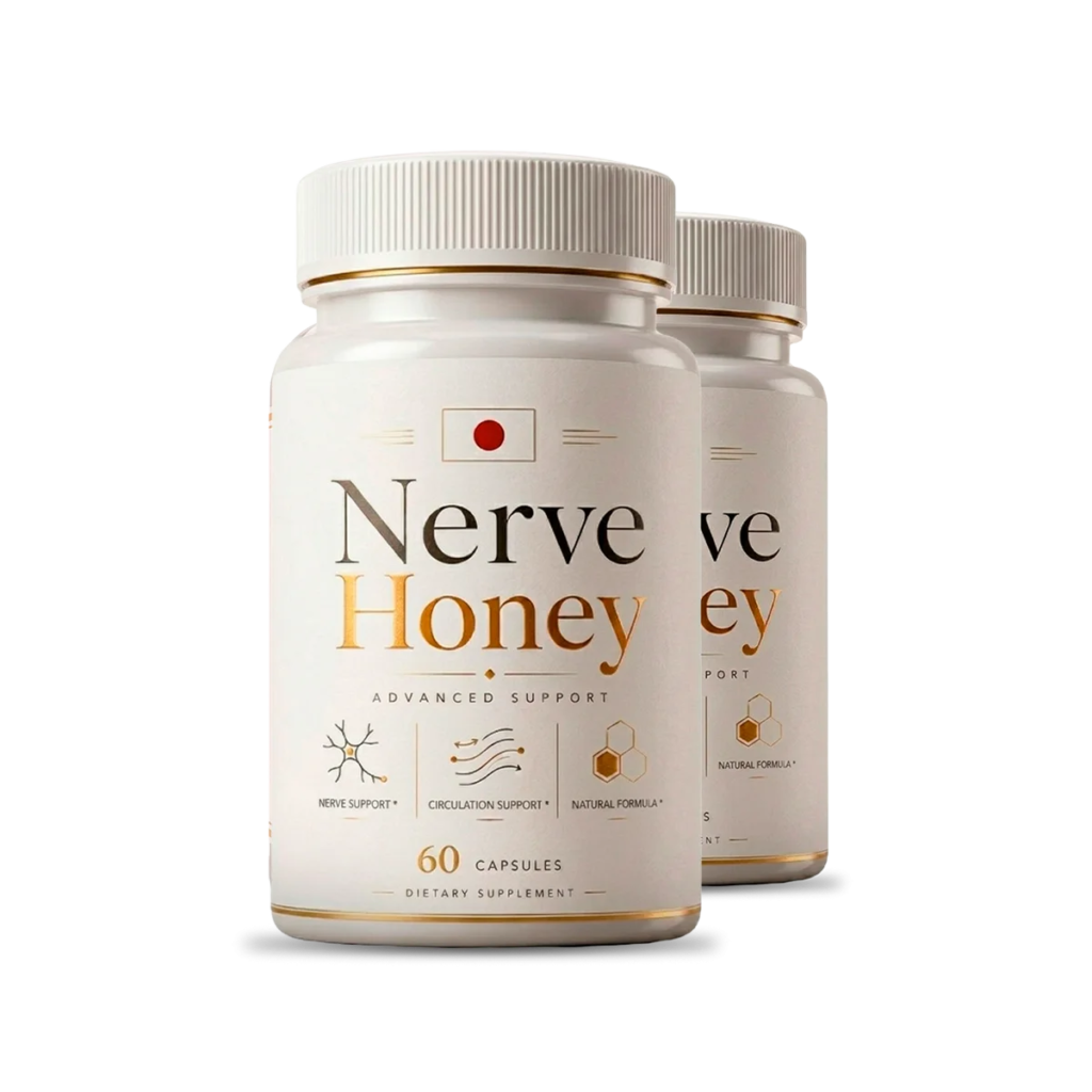 2 Bottles of NerveHoney daily nerve and wellness support supplement